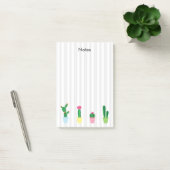Lieve Cactus in Waterverf Post-it® Notes (Kantoor)