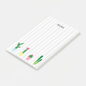Lieve Cactus in Waterverf Post-it® Notes (Schuin)