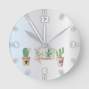 Lieve Cactus, Zilver Ronde Klok