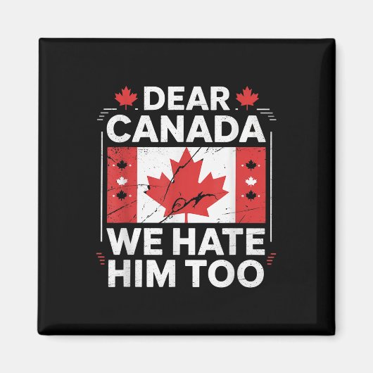 Lieve Canada, wij haten hem ook Magneet (Voorkant)