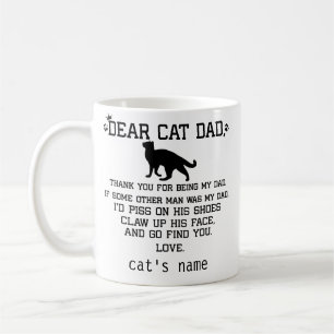 Lieve Cat, papa en kattennaam Koffiemok