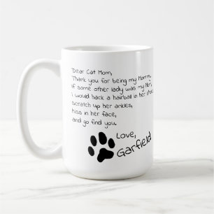 Lieve Cat Papa Pet Name Coffee Mok