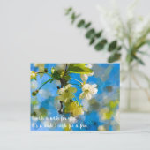 Lieve Cherry Blossom Briefkaart (Staand voorkant)