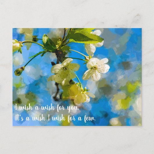 Lieve Cherry Blossom Briefkaart (Voorkant)