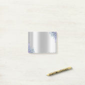 Lieve Chic Elegant Violet Glitter Drivers Post-it® Notes (Op bureau)