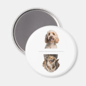 Lieve Cockapoo Schone/Vuile Vaatwasser Magneet (Voorkant / Achterkant)