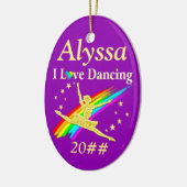 LIEVE DANSERES GEPERSONALISEERD ORNAMENT (Links)
