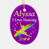 LIEVE DANSERES GEPERSONALISEERD ORNAMENT (Achterkant)