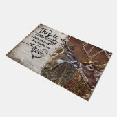 Lieve Deer Doormat, dierenwelkomstvlekken Deurmat (Schuin)