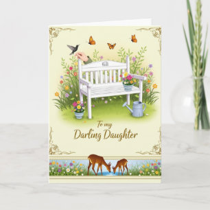 Lieve dochter Moederdag scène kaart