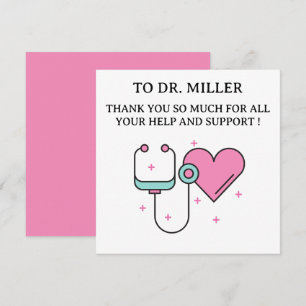 Lieve Dokter Bedankkaart