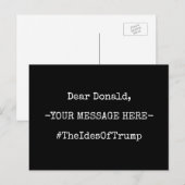 Lieve Donald de Ides van Trump Briefkaart (Voorkant / Achterkant)