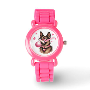Lieve Duitse Herder Kinderhorloge Horloge