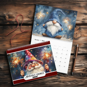 Lieve Dwergen 2027 Middelgrote Tweepagina Kalender