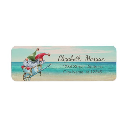 Lieve Dwergen, Strand Etiket (Voorkant)
