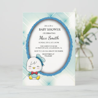 Lieve Eendje Baby Shower Uitnodiging – Schattig & 