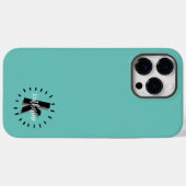 Lieve Eenvoudige Naam Initiaal Monogram Case-Mate iPhone Case (Achterkant (horizontaal))