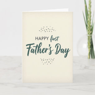 Lieve eerste Vaderdag script kaart