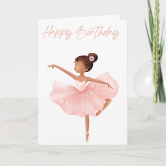 Lieve & Elegante Kleine Ballerina Jonge dames Kaart