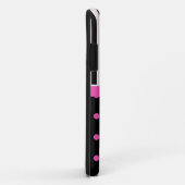 Lieve, elegante roze stippen Case-Mate iPhone case (Achterkant/rechts)