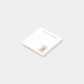 Lieve elegante zeemeermin in schelp post-it® notes (Schuin)