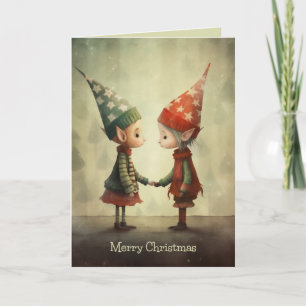Lieve Elfen Illustratie Kaart