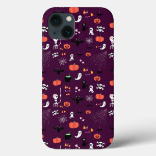Lieve en enge Halloween-kunst iPhone 13 Hoesje