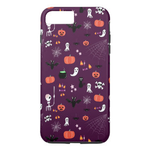 Lieve en enge Halloween-kunst iPhone 8 Plus / 7 Plus Hoesje
