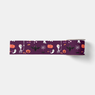 Lieve en enge Halloween-kunst Grosgrain Lint