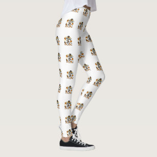 Lieve enge skeletgeit met hoge hoed  leggings