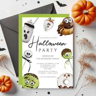 Lieve enge snoep Halloween Kaart