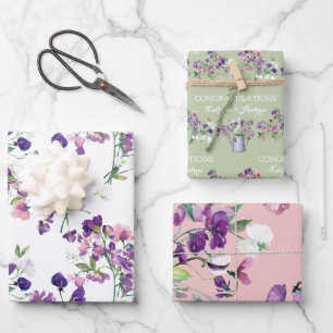 Lieve Erwt Felicitaties Inpakpapier Vellen