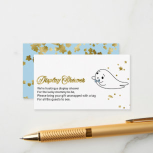 Lieve Geest Halloween Baby Shower Weergave Shower Informatiekaartje