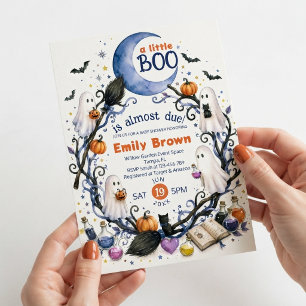 Lieve Geest Pompoen Baby Shower Uitnodiging