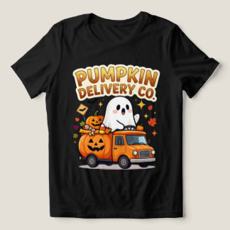 Lieve Geest Pompoen Bezorging Co Halloween Tri-Blend Shirt