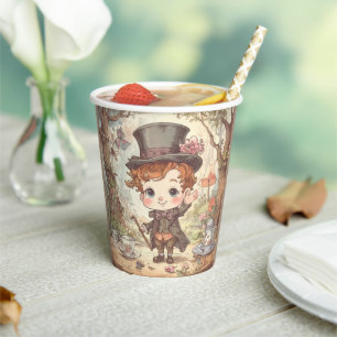 Lieve Gekke Hoedenmaker Fantasievolle Wonderland B Papieren Bekers