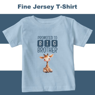 Lieve giraffe grote broer blauw