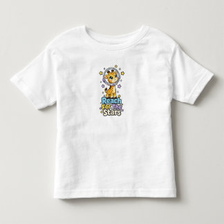 Lieve Giraffe Reik Naar De Sterren Peuter T-Shirt