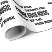 Lieve God Bedankt voor Punk steen. Cadeaupapier (Rol Hoek)