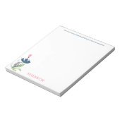 Lieve God, leid mijn acties Abstract Bloemen Notit Notitieblok (Gedraaid)