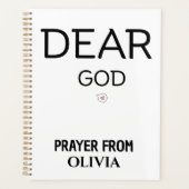 Lieve God, persoonlijk gebed Planner (Voorkant)