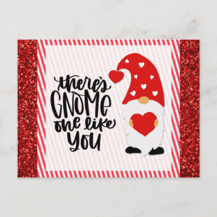 Lieve Grappige Kabouter Rood Glitter Briefkaart