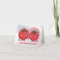 Lieve grappige tomaten grap beste vriend gelukkige