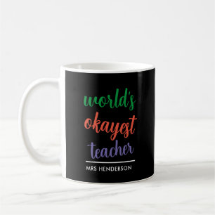 Lieve grappige waardering voor leraren koffiemok