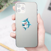 Lieve haai sticker (Telefoon)