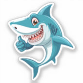 Lieve haai sticker (Voorkant)