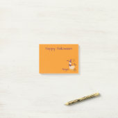 Lieve Halloween Gans Post-it® Notes (Op bureau)