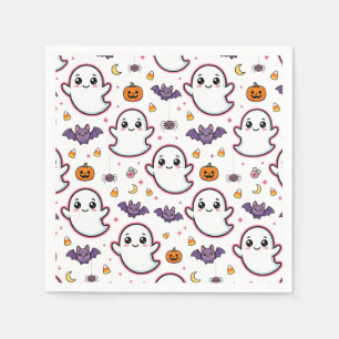 Lieve Halloween-geest Servet