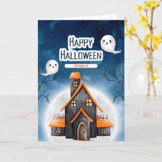 Lieve Halloween Kaarten Geesten, Pompoenen