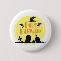 Lieve Halloween-knoppen & Spelden Geesten, Pompoen